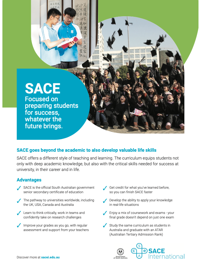 SACE Advantages (East Asia)